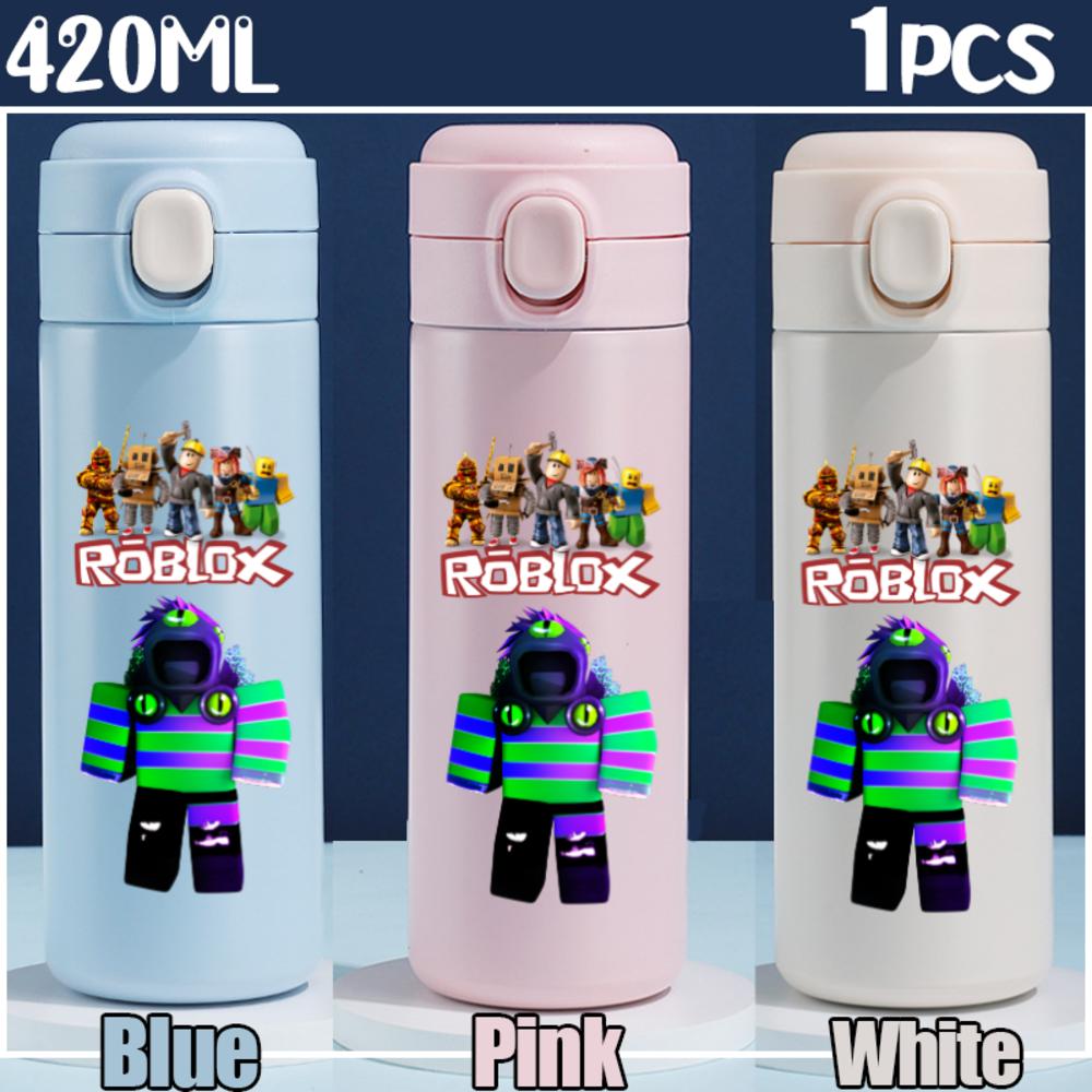 420ML Gourde Roblox Game Straight Drinking Cup Anime Water Bottle DynaBlocks 304 Stainless Steel Thermos Cup Holiday Gifts