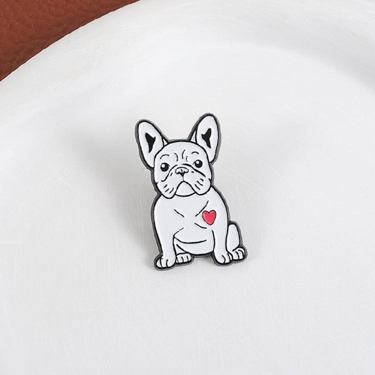 Charming Puppy Face Alloy Brooch Pin Pet Lover Fashion Accessory For Casual Wear Gift Giving Holiday Celebration Outfits