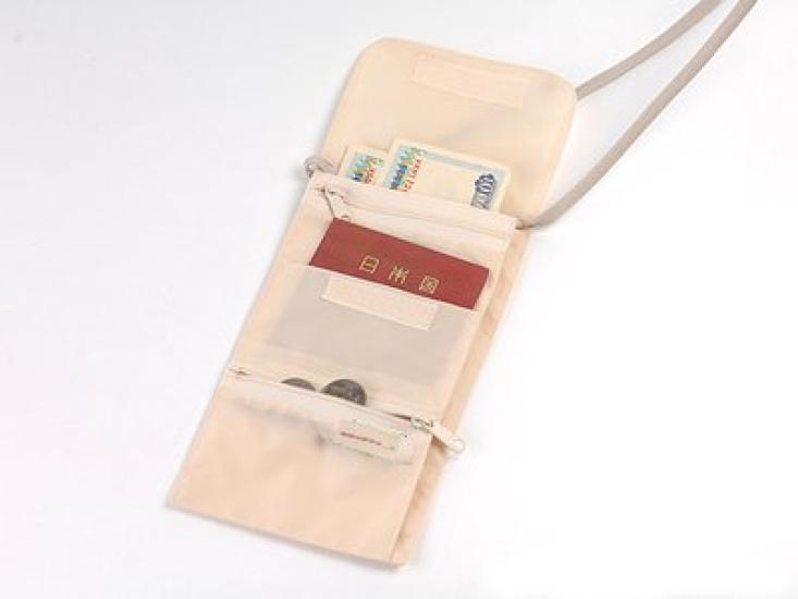 Earth Travel Guide Security Pouch Black