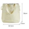 Canvas Lunch Bag Drawstring Insulated Tote for Work Picnic Portable Meal Container Carrier