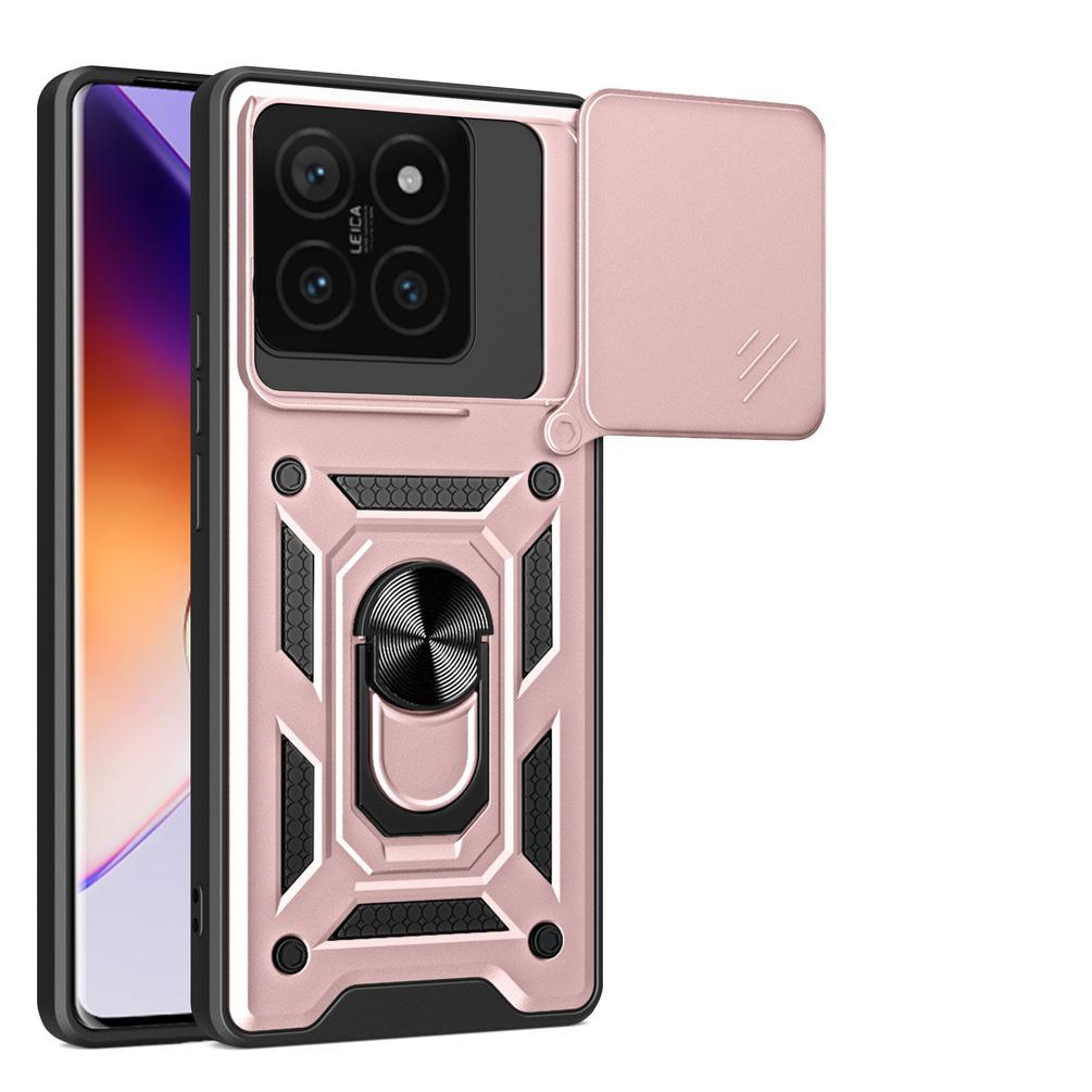 Camera protect Case for Xiaomi 14T Pro Xiaomi Mi 14T Armor Hybrid Ring Back Cover