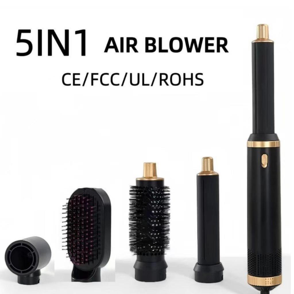 Cross-Border 5-in-1 Hair Dryer: Automatic Curl, Straighten & Style with Constant Temp