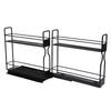 Pull Out Seasoning Rack   for Cabinet Slide Out Seasoning Kitchen   with Label Stickers