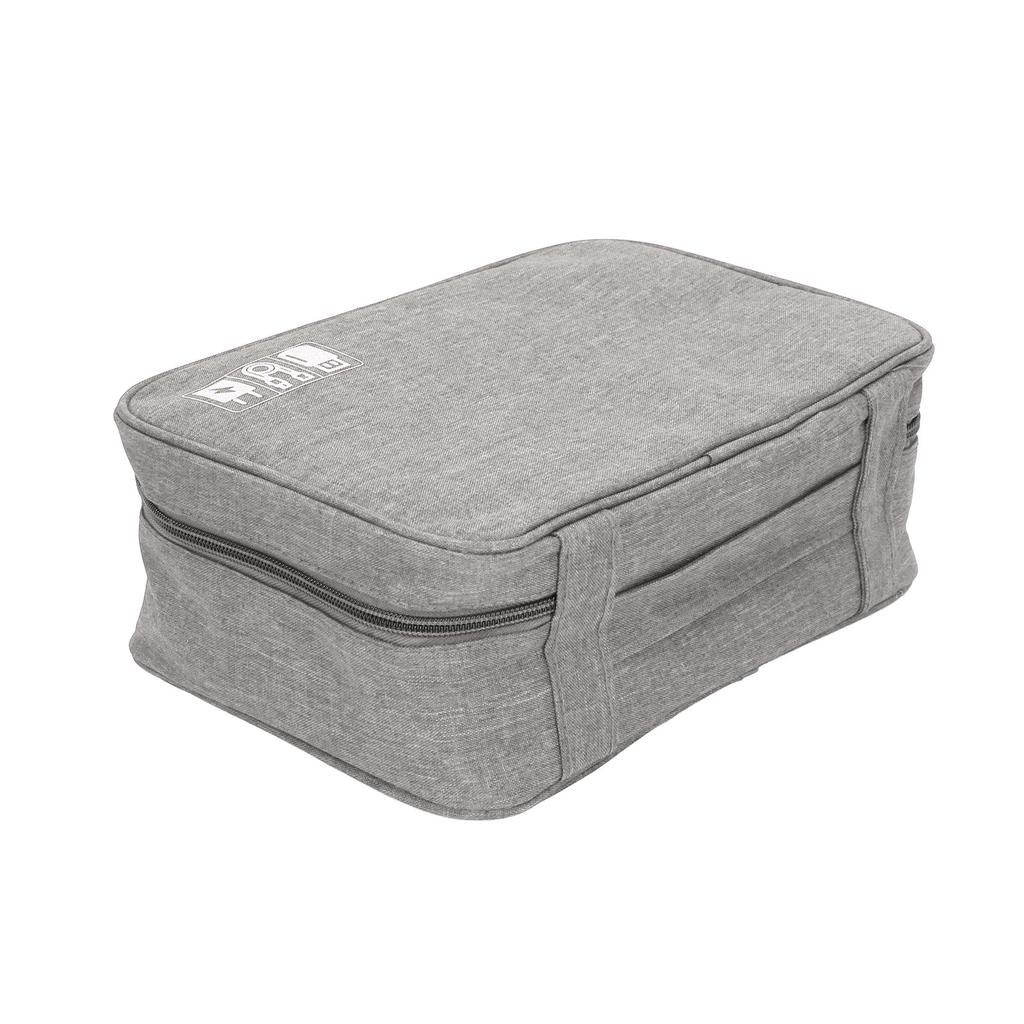Data Cable Charger Bag Large Capacity Portable Electronic Accessory Storage Case for Mobile HDD Laptop Power Cord