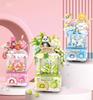 Small Blocks Panda  Series Street View Food Truck Fruit/Icecream Shop Learning Build Toys Toy For Kidss For Kids Adult