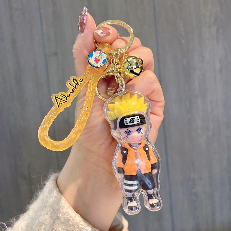 New NARUTO Naruto Animation Creative Student School Bag Key Pendant Car Key Chain