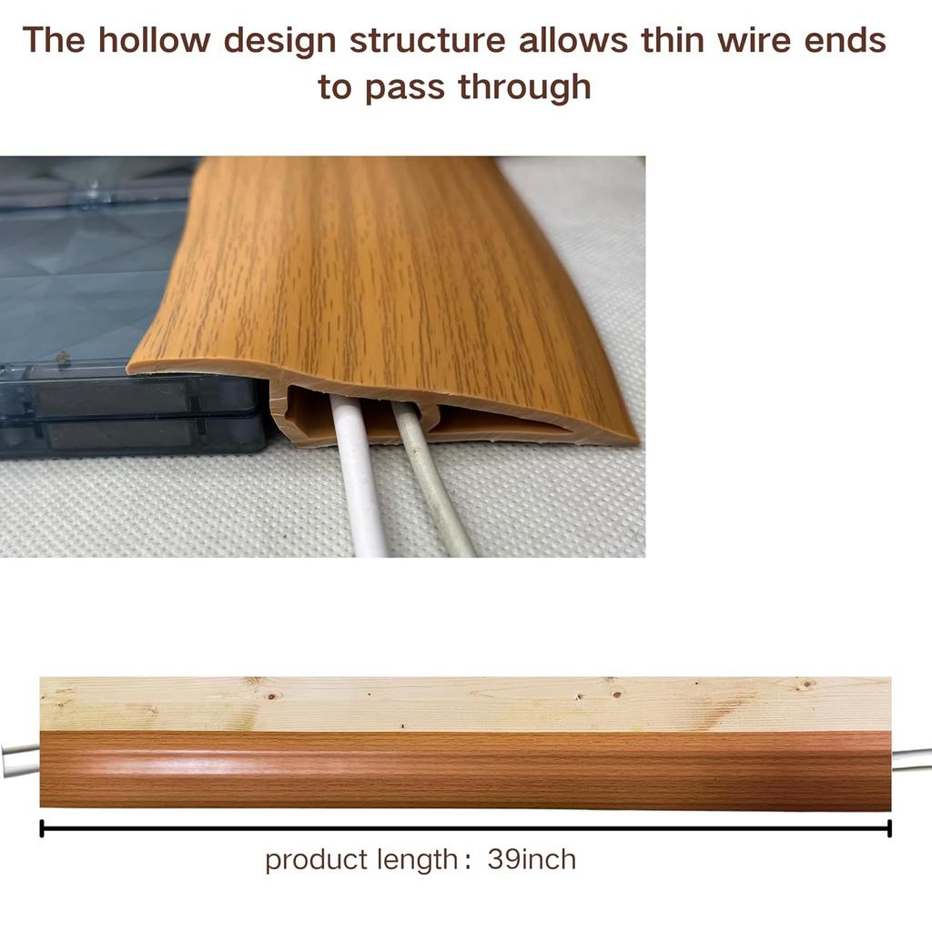 1PC 1m/39.37inch Threshold Ramps for Doorways, Rubber Threshold,Floor Transition Strip Self Adhesive,Door Threshold