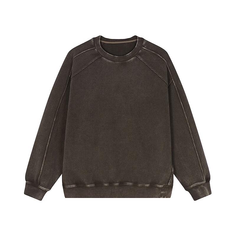 Sketch Men's 2025 Spring Loose Fit Round Neck Pullover Sweatshirt