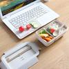1100ml Healthy Material Lunch Box Wheat Straw Japanese-style Bento Boxes Microwave Dinnerware Food Storage Container Meal Prep