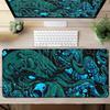 Oktopus Meeresungeheuer Punk Mauspad Groß Gamer Tastatur Schreibtischmatte Computer Gaming Matte XXL Erweitert 30x60cm Büro PC Zubehör