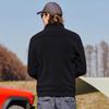 JEEP Men's Fleece Lined Stand Collar Zip-Up Sweatshirt Jacket