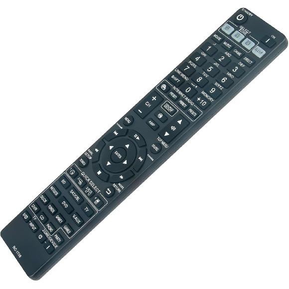 AULCMEET RC-1156 New Replacement Universal Remote Control fit for DENON Audio Video AV A/V Receiver AVR-3312CI DHT-1312BA DN-500AV AVR-1712 AVR-1912