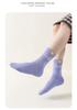 Autumn A-Class Girls' Breathable Seamless Antibacterial Mid-Calf Socks - Lucky Candy Design