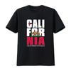 California Republic T Shirt Vintage Washed Fashion Breathable Streetwear Unisex Slightly Comfortable Versatile Homme