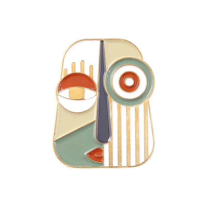 Brooches Artistic Geometric In Alloy Material For Trendsetting Accessories Fashion