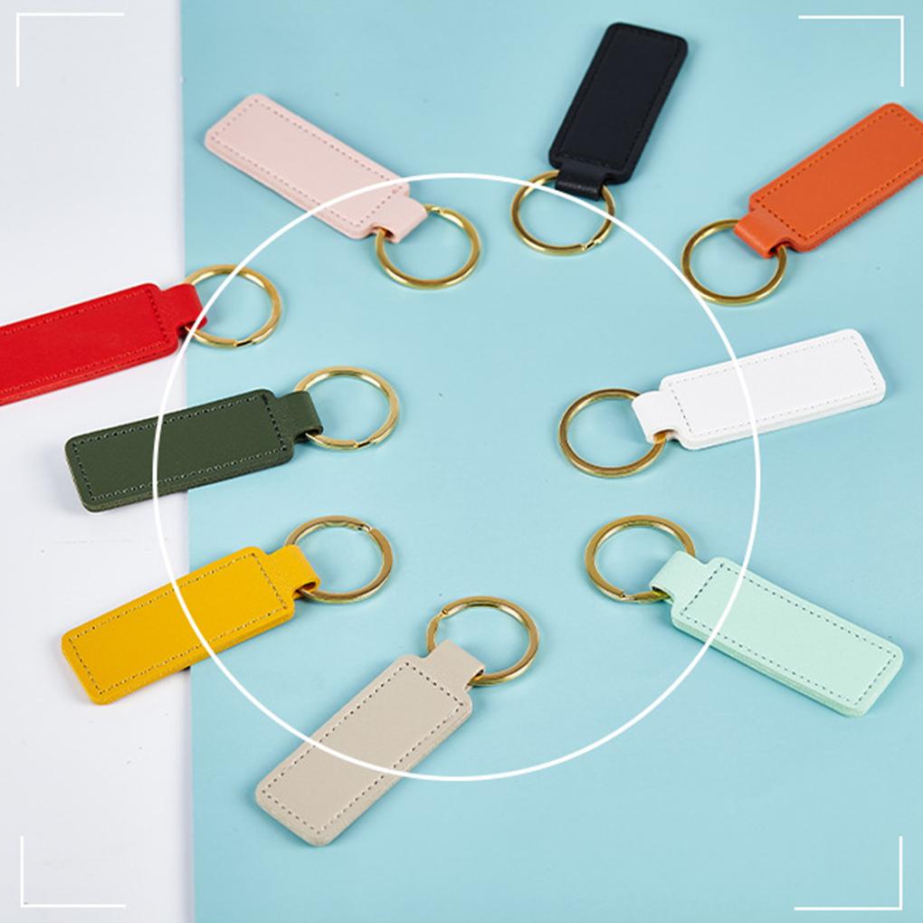 Cute Keychain Fashion Jewelry Keychains Exquisite Round Key Chain Holder Wear-resistant Pendant Keys Ring for Car Accessories