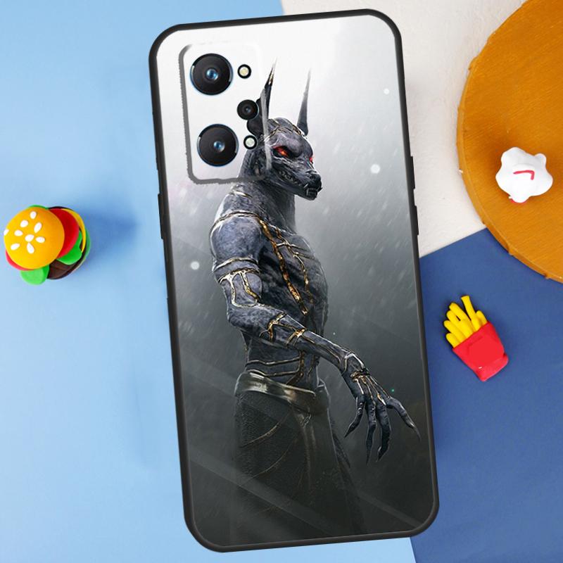 Anubis Ankh Egyptian God For Realme 11 10 12 13 14 Pro Plus GT 5 6 6T GT7 Pro C61 C53 C51 C21Y C25S C55 C67 C75 Case