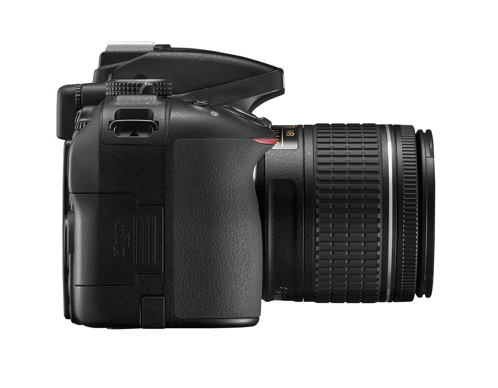 Nikon D5300 Digital SLR Camera with VR Lens Black AF-P 18-55 Kit, (D5300LKP18-55)