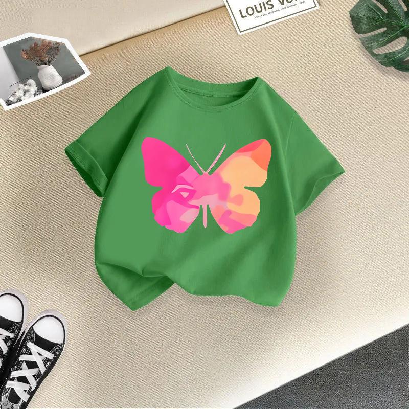 Children T-shirt Kids Clothes Tshirt Tops Tee Boys Girls Baby Tee 2-13Y Kid T Shirt