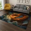 3D China Dragon Myth Art Carpet Rug for Sofa Bedroom Living Room,Area Rug Doormat Home Decor,Kid Game Non-slip Floor Mat