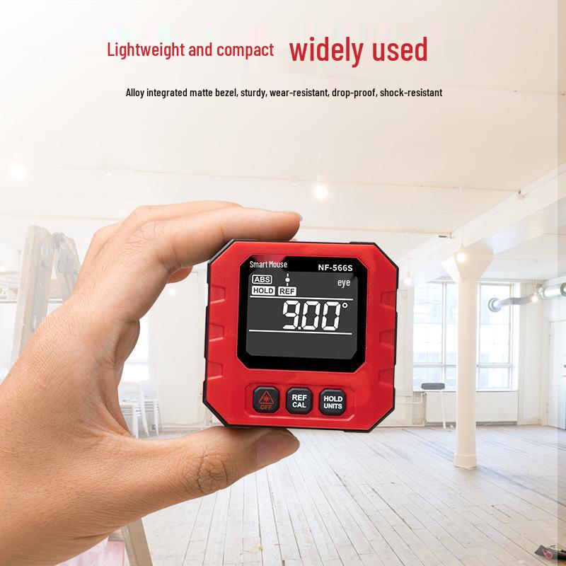 Smart Mouse NF-566S High-Precision Digital Inclinometer & Laser Magnetic Level