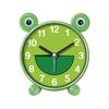 Battery Operated Desk Clock Cartoon Animal Alarm for Students, Non-Ticking Quiet Movement Kids Room Clock, Home Bedroom Small Decorative