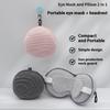 Portable 2 In 1 Neck Pillow Multifun Sleeping Mask Travel Eye Cover Flight Leg Rest Airplane Office Napping Sleeping Pillow