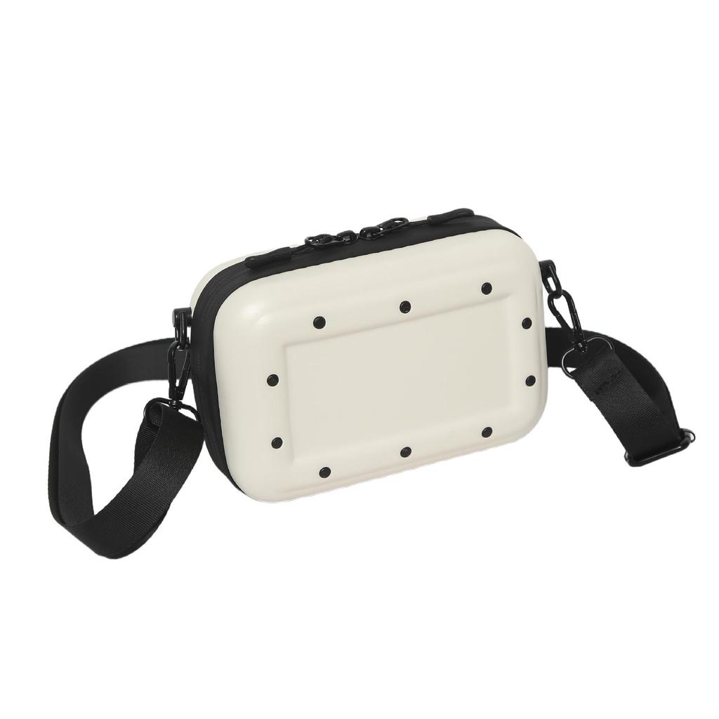 Men's Crossbody Bag: Simple, Versatile, Casual Single-Shoulder Commuter Bag, Soft Shell, Phone Holder, Small Square Design.