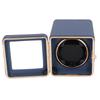 Single Watch Winder 5 Rotating Modes PU Lther Automatic Watch Winder Box with Light USB Type C Power Supply