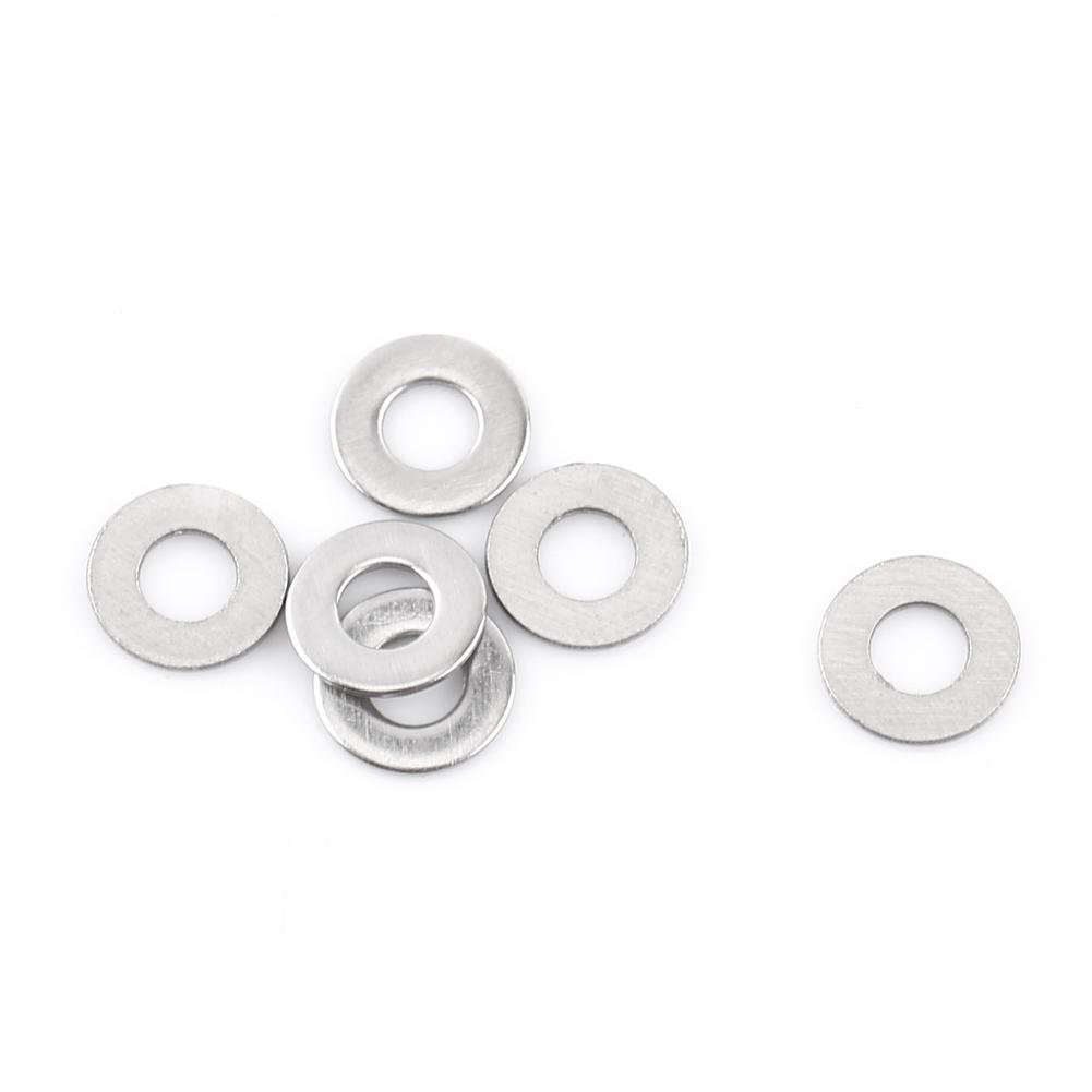 M3 304 Stainless Steel Hex Socket Screws Bolt With Hex Nuts Washer Assortted Set(Flat Head)