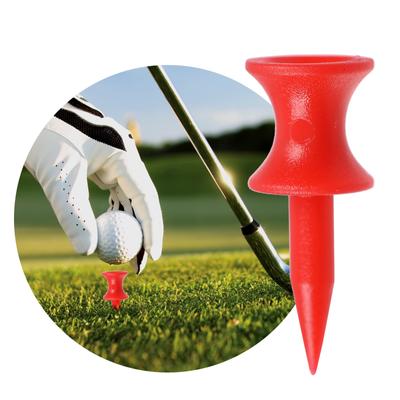 50 Piezas/set Tees de Golf Plástico Escalón Abajo Irrompibles Tees de Golf Profesionales Largos Cortos para Práctica Hombres Mujeres