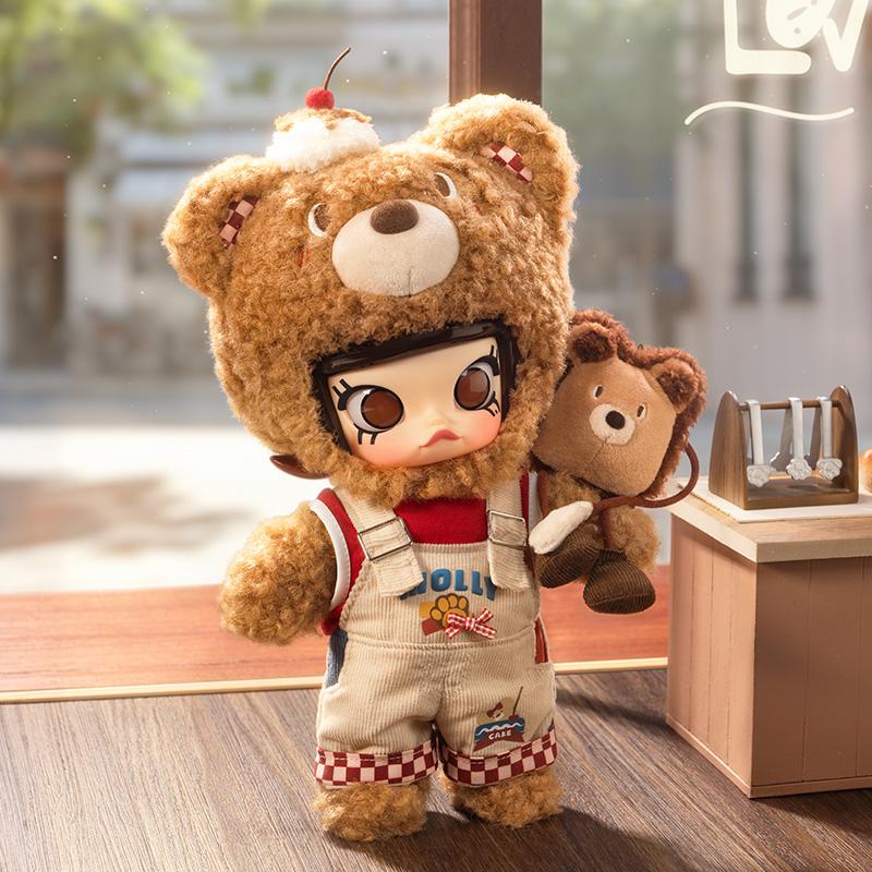 New POP MART MOLLY Bear Puffy Trendy Figures 20cm PPMT-2410-0019