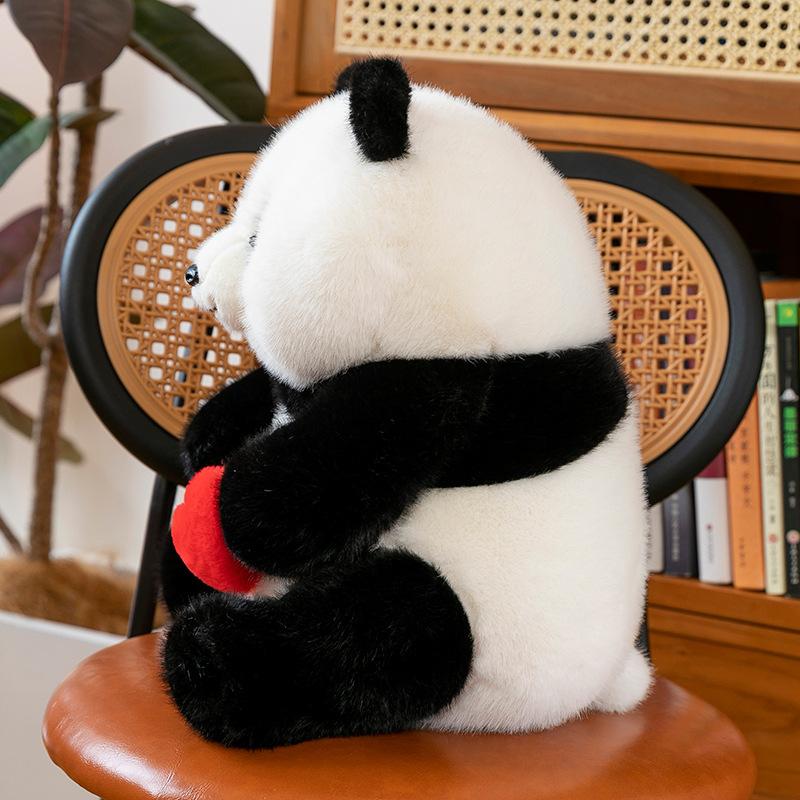 Cute Cute Heart Panda Plush Toy Confession Love Doll Zoo Souvenir Girl Birthday Gift