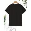 European Size Battery Low Print T Shirt, Tees For Men, Casual Short Sleeve Tshirt For Summer Spring Fall, Tops As Gifts