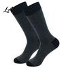 Daily Commute Work Socks Men Striped Crew Socks Cotton Dress Moisture Wicking Everyday Wear Resistant Breathable for Business Office Casual