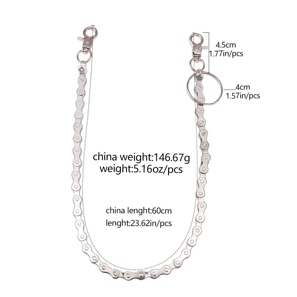 Hip Hop Metal Belt Chain For Men And Women With Lobster Clasp And Streetwear Style