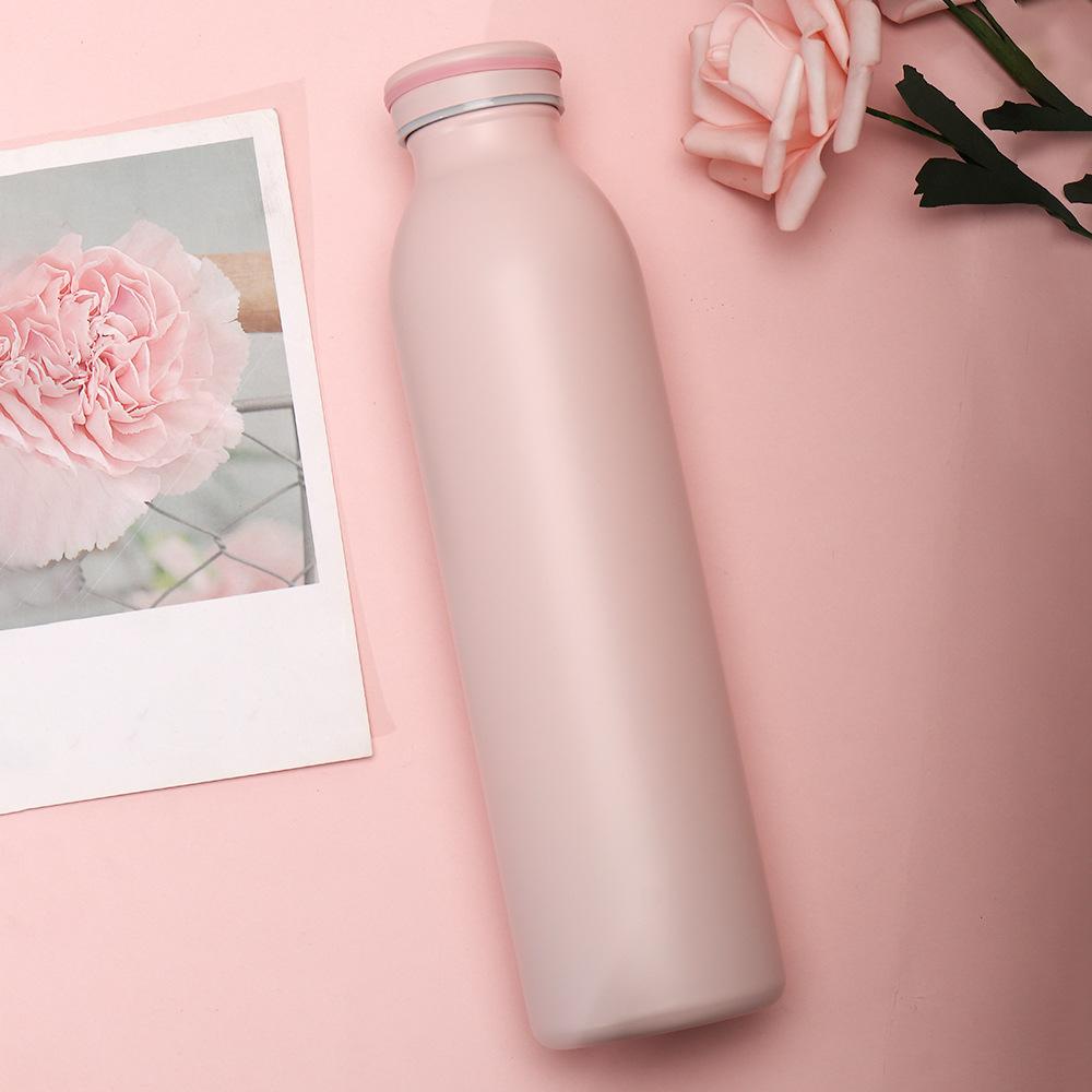 Fashion New High-Value Stainless Steel Milk Bottle Mini Double-Layer Thermos Cup Large Capacity 304 Coke Bottle