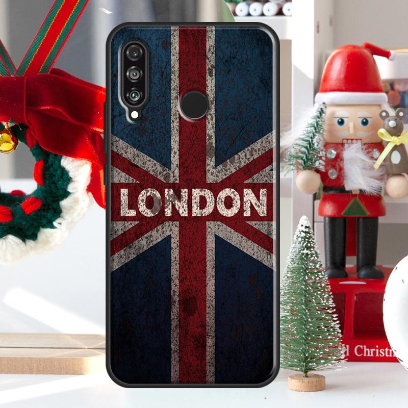 London Bus England Big Ben Case For Huawei P30 Lite P40 P50 P20 Pro P Smart 2021 Nova 5T Nova 9 Honor X9 X8 X7 50