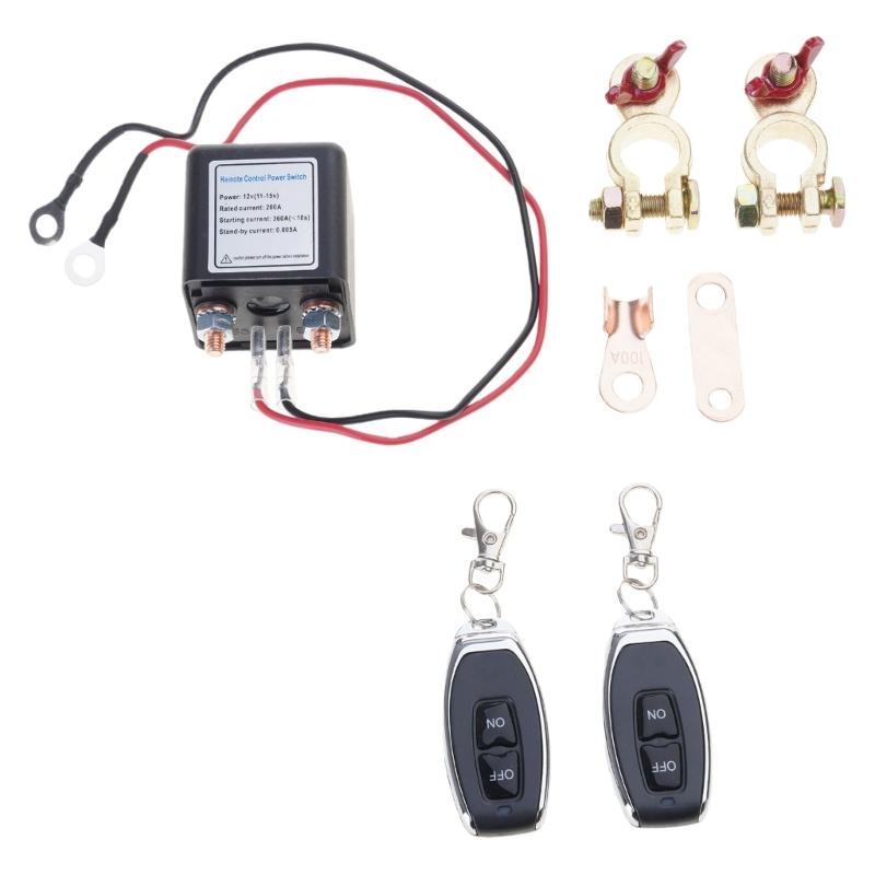 

Автомобильные сменные аксессуары Беспроводной пульт дистанционного управления Отключение Изолятор Главные выключатели Переключатель автомобильного аккумулятора Реле Простая установка 1