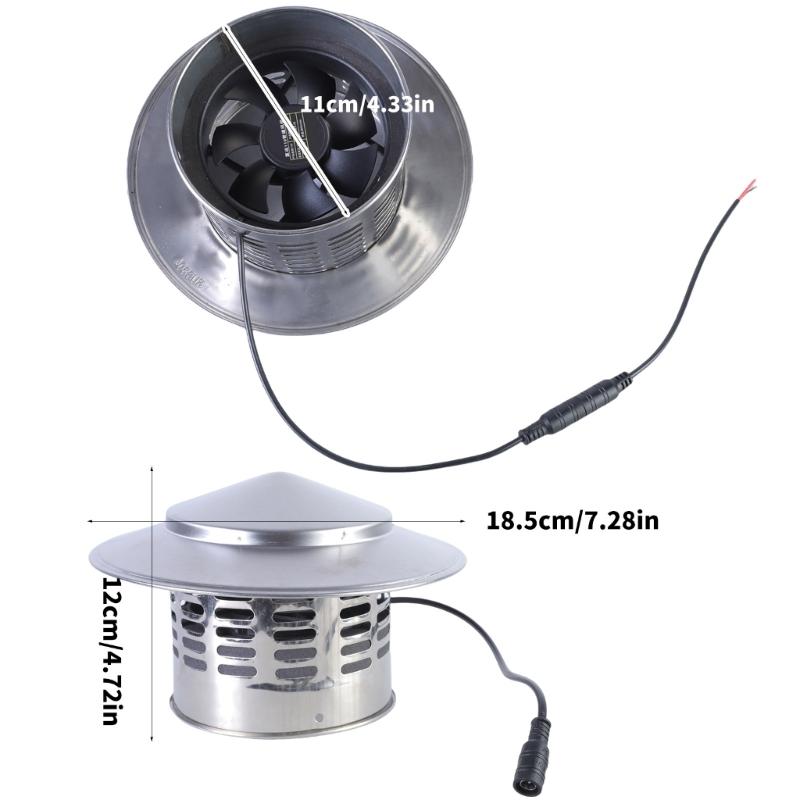 Wentylator wyciągowy solarny 12V Mini wentylator Zasilany panelem słonecznym Wentylator wyciągi powietrza Na dach Wentylator nawiewno-wywiewny do domu Wyciąg powietrza