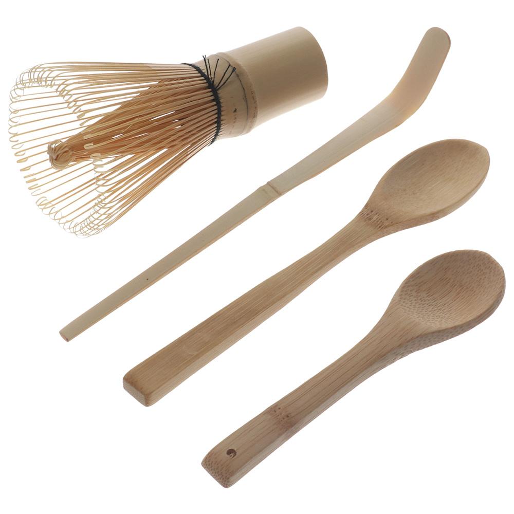 Ručně vyráběný japonský článek o čaji Matcha Přírodní barva Tradiční bambusová čajová souprava Čajový obřad