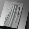 Men's Plus Size Quick-Dry Ice Silk Sports Shorts - Breathable, High Elastic Outdoor Casual Pants