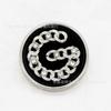6Pcs Luxurious Design Inlaid With Rhinestones Metal  Button For Clothing Coat Skirt Clothing Accessory High Qulity Glod Black