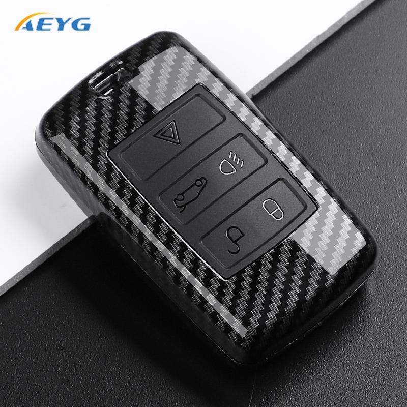 

Abs Carbon Fiber Car Key Case Cover For Land Rover Range Rover Sport Evoque Freelander For Jaguar Xf Xj Xe Xjl Xf Accessories
