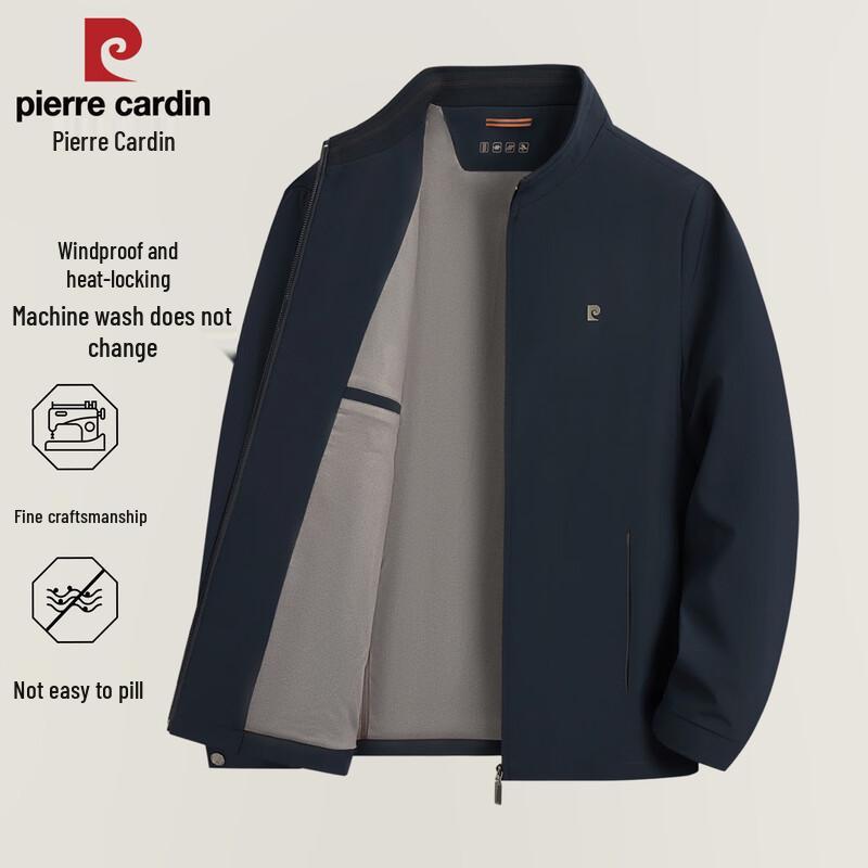 Pierre Cardin Giacca casual da uomo con collo alla coreana