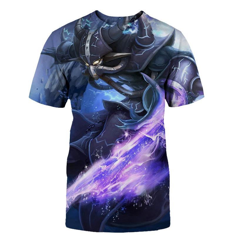 

Нова чоловіча футболка з круглим вирізом та коротким рукавом League of Legends LOL Yaso 3D футболка з цифровим друком M