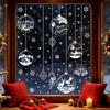 Christmas Window Sticker Set for Holiday Decorations Festive Glass Clings