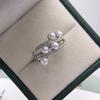 Anello a Fascia Larga con Perle d'Acqua Dolce Multi-Colore - Gioiello per Mano di Moda Raffinata