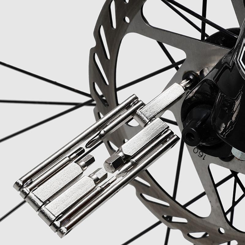 1Pc 8 In 1 Function Bike Tool Portable Cr-V Steel Hex Spoke Wrench Motorcycle Cycle Screwdriver Multi Bicycle Repair Tool