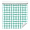 Geometric Rhombus Wallpaper Mint and White, Mint Background 50x1000